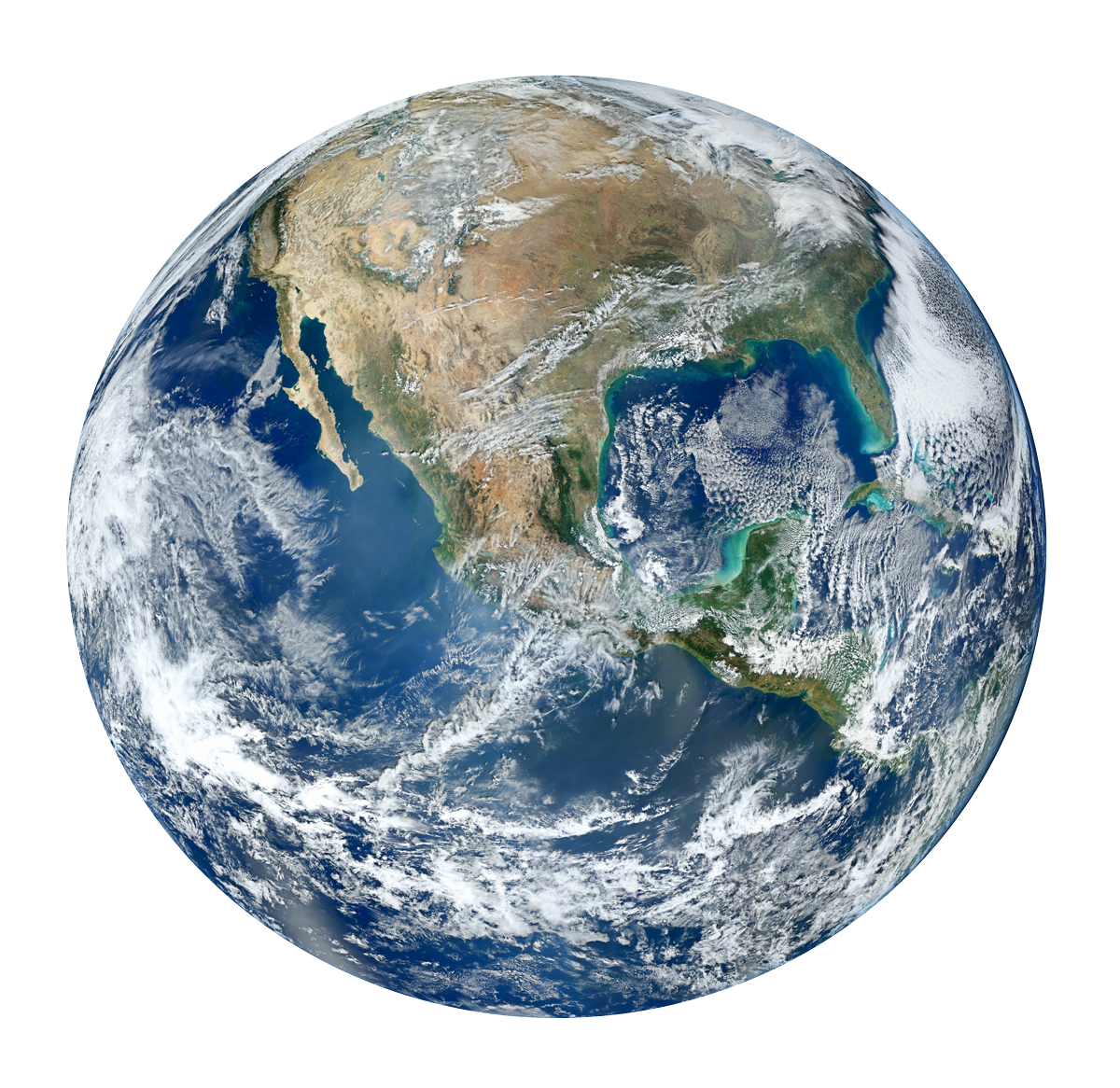 Earth Planet Transparent Background.