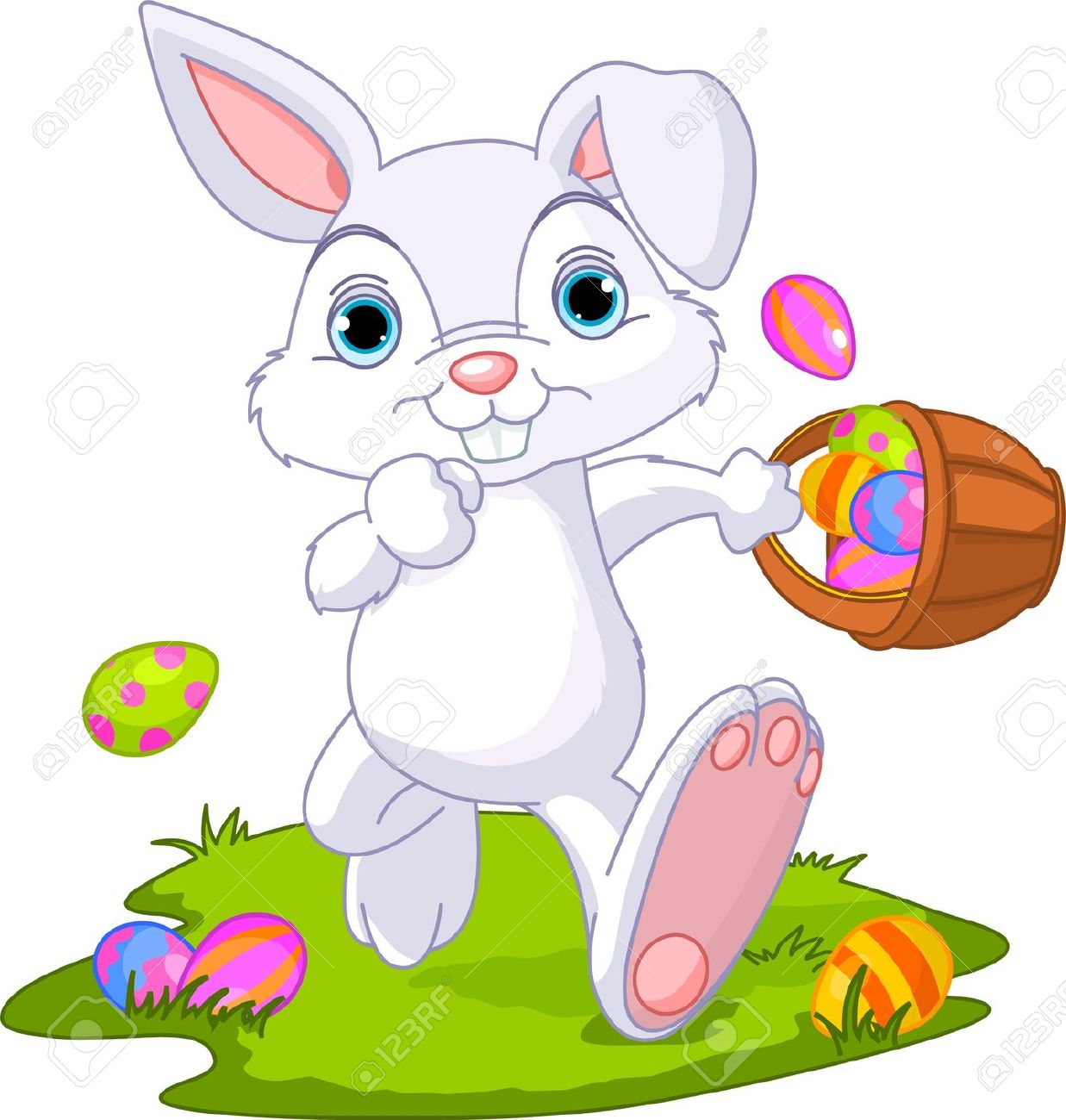 Easter bunny free clipart 5 » Clipart Station.