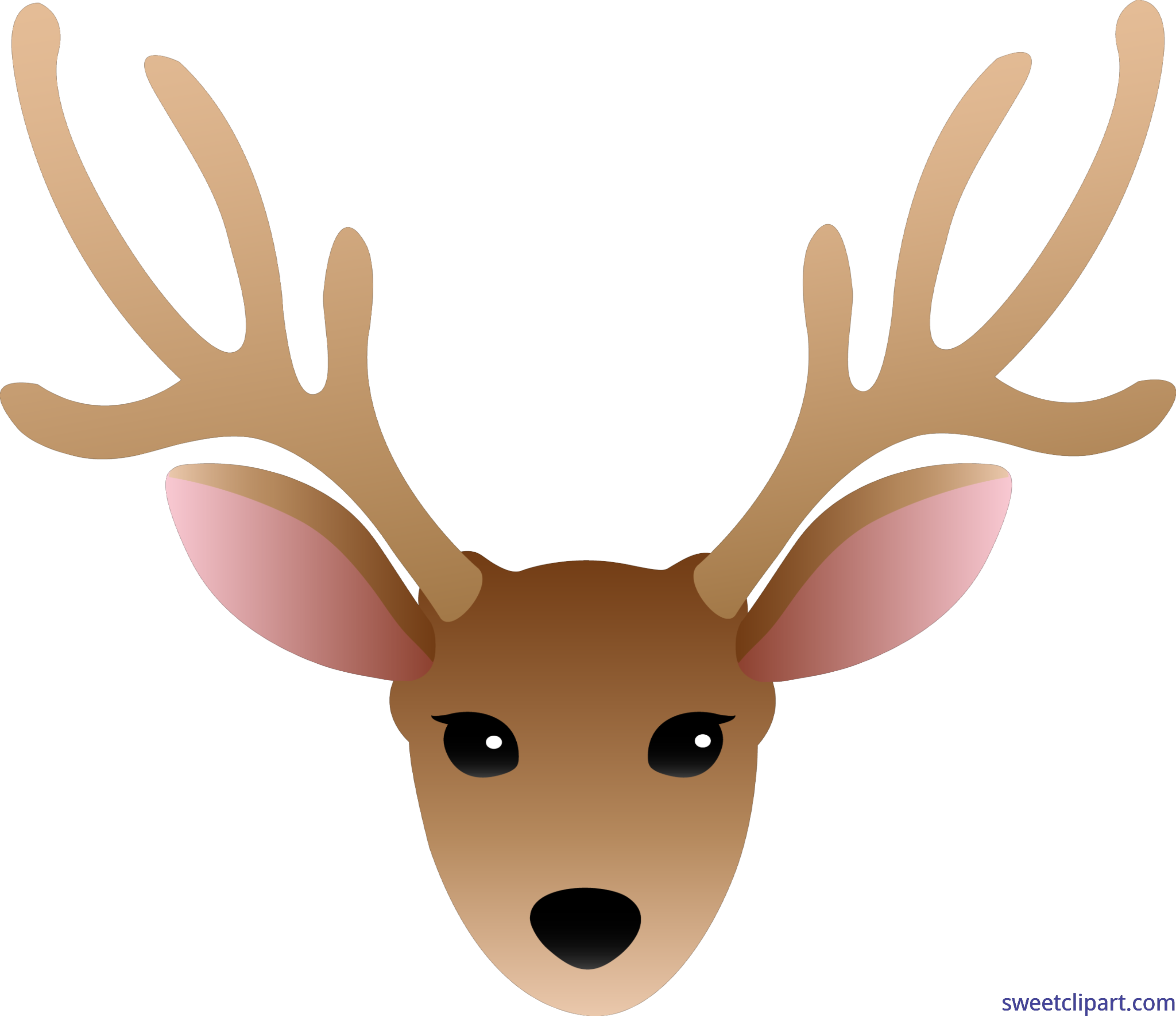 2025 Deer Head free clipart.