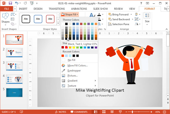 Editing Clipart In Powerpoint.