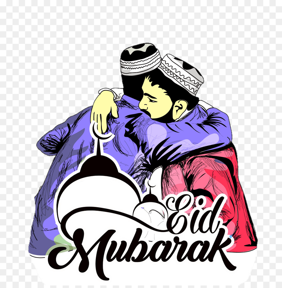 Eid Mubarak Graphic Design png download.