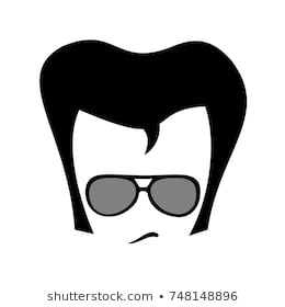 Huge Collection of 'Elvis hair silhouette'. Download more than 40.