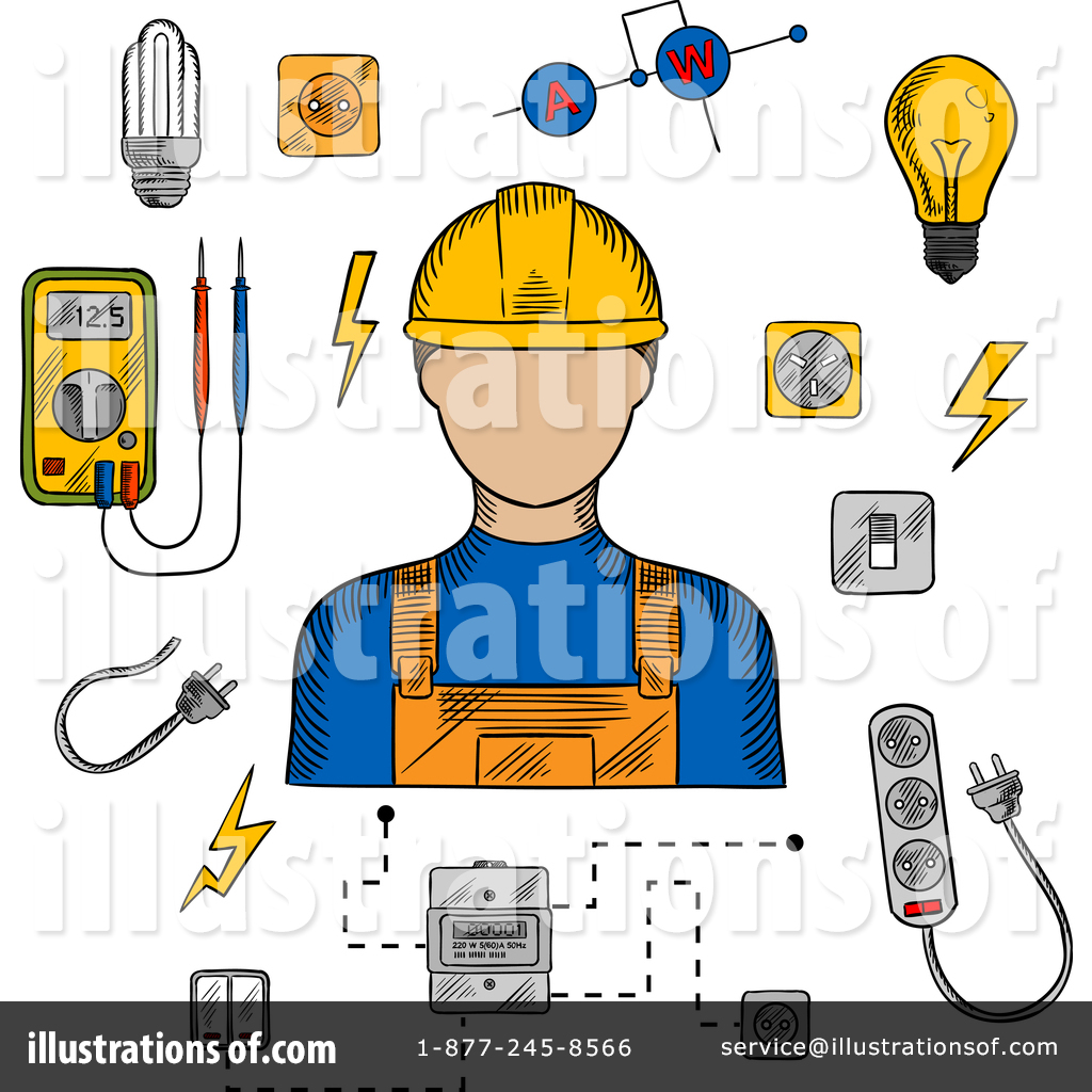 Electrician Clipart #1380835.