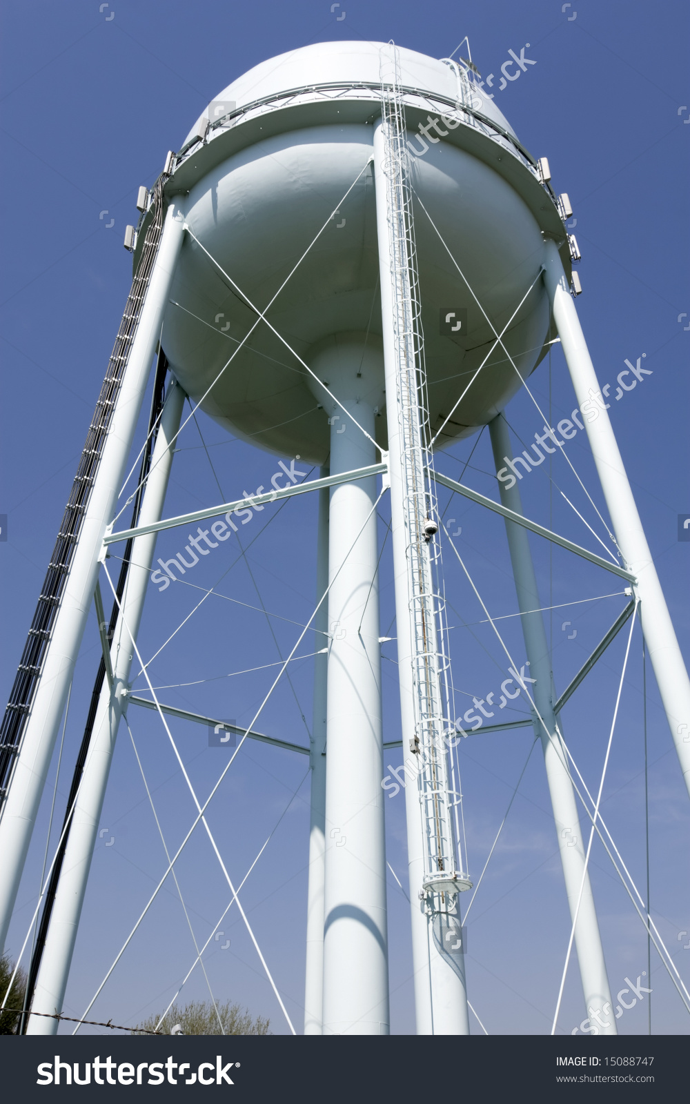 Elevated Water Tank Stock Photo 15088747.