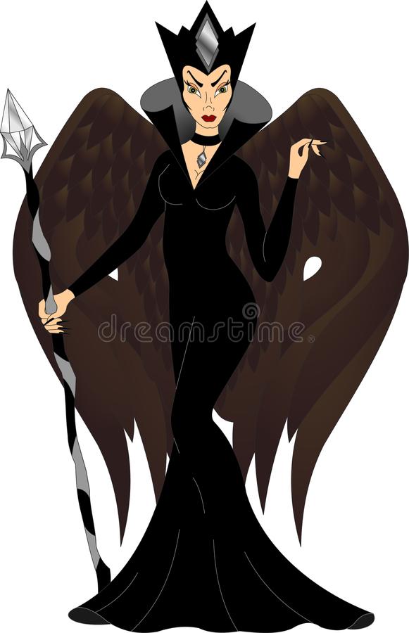 Evil Wings Stock Illustrations.