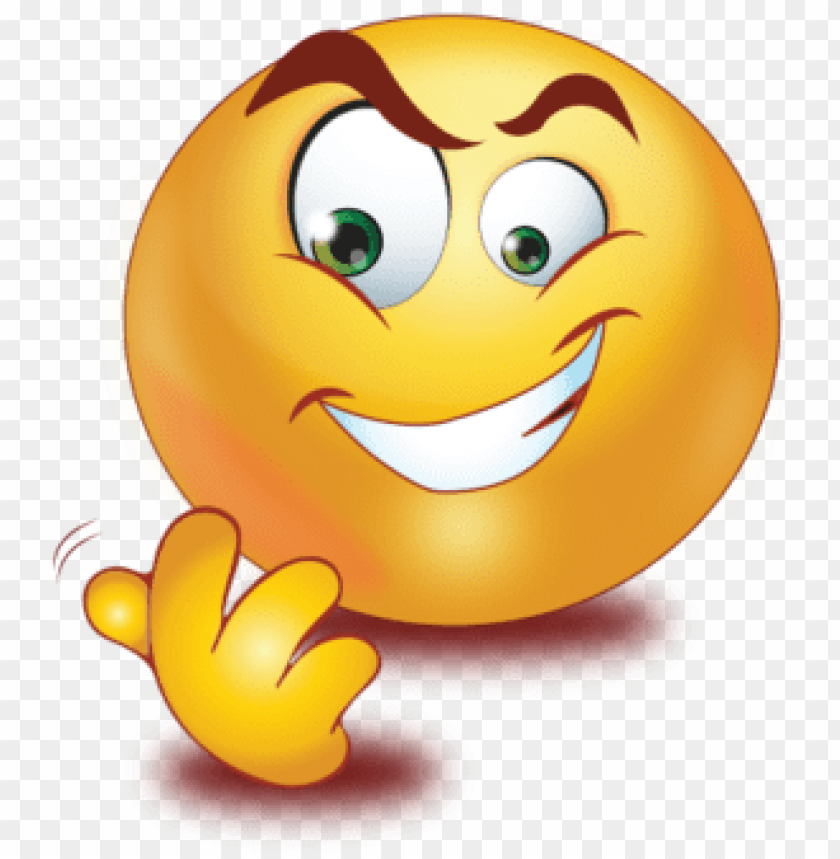 evil laugh emoji PNG image with transparent background.