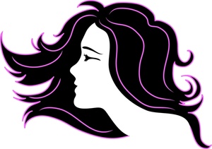 Hair extensions clip art.