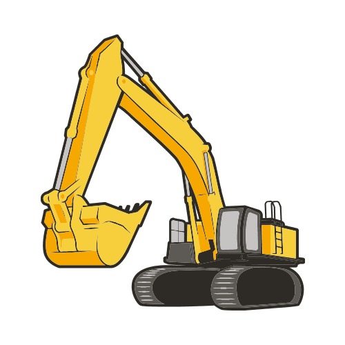 EXCAVATOR C Clip Art.