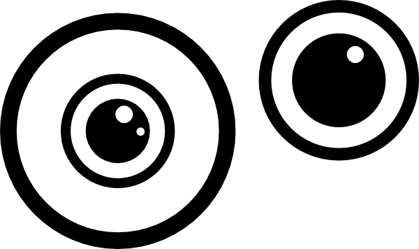 Eyeball cartoon eyes clipart.