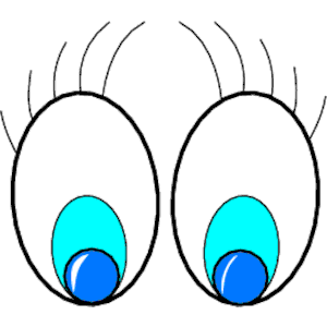 Looking Eyes Clip Art Free.