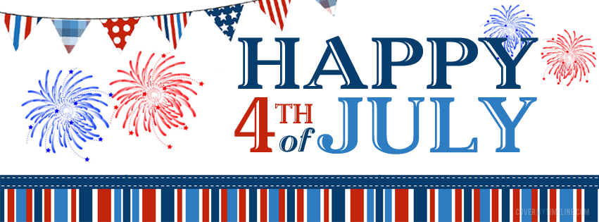 Happy 4th Of July Banner Clipart.