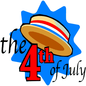 July Fourth Clip Art.