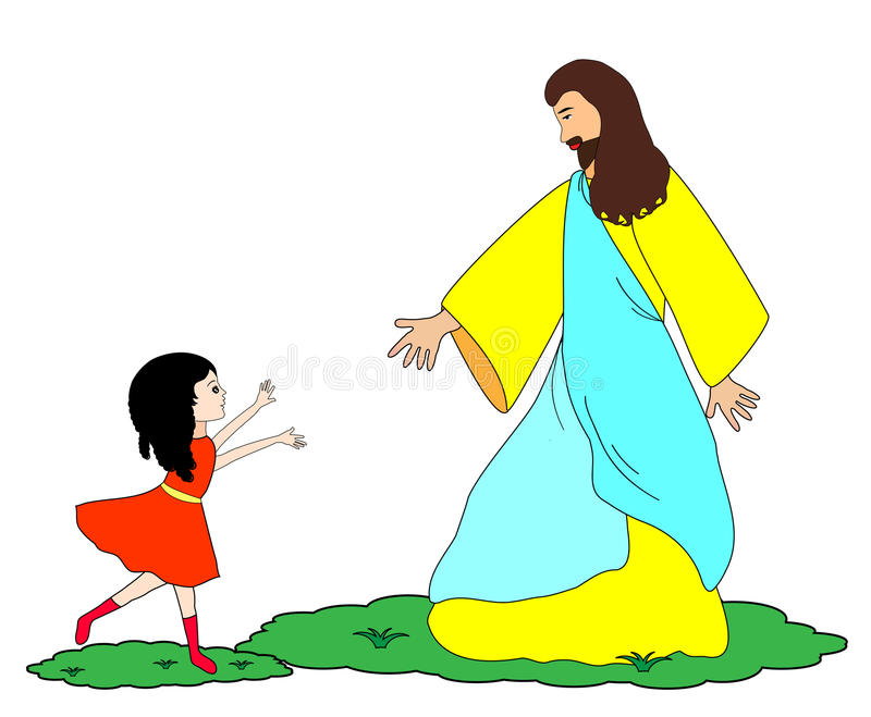 Follow Jesus Stock Illustrations.