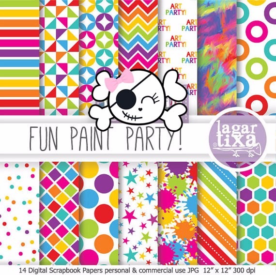 Kit Imprimible Pack Fondos Coloridos Clipart Cod 33.