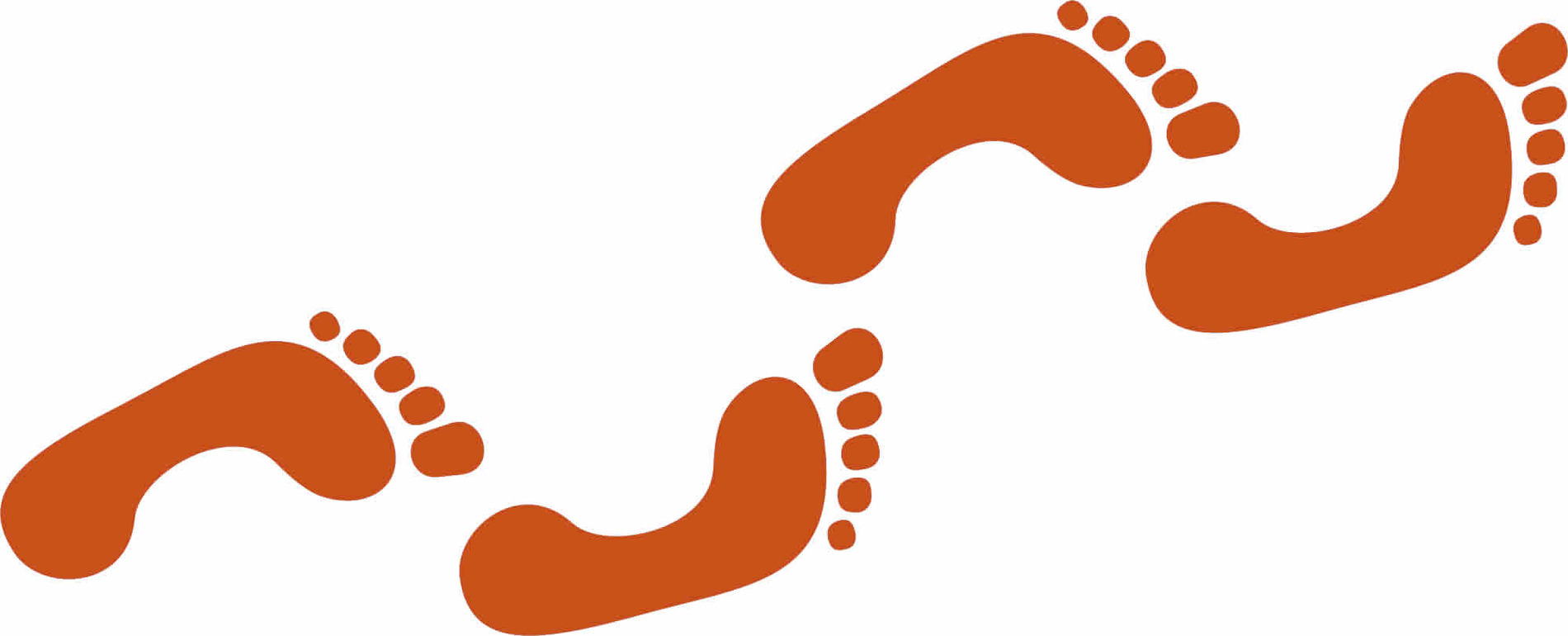 Footsteps Clipart.