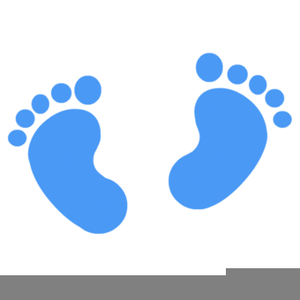 Baby Footsteps Clipart.