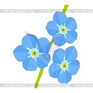 Forget me not clip art.