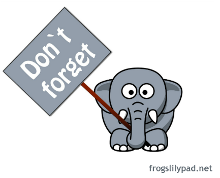 Watch more like Don T Forget Elephant Clip Art.