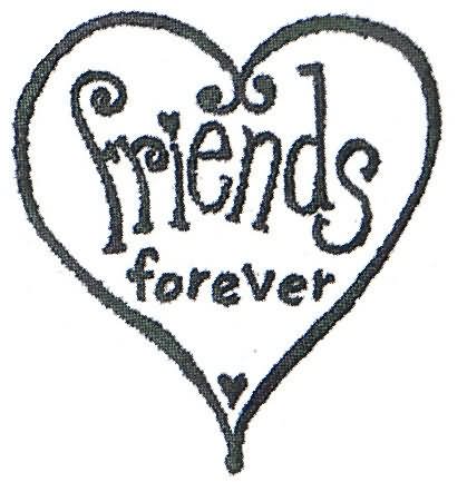 Friends forever clip art.