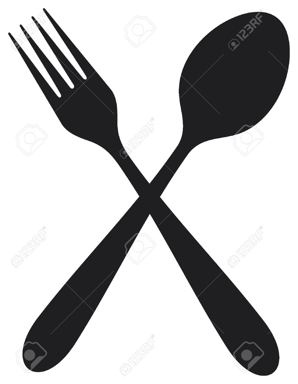 2428 Fork free clipart.