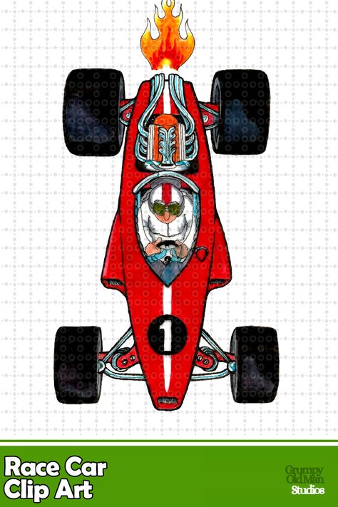 Race car clip art.