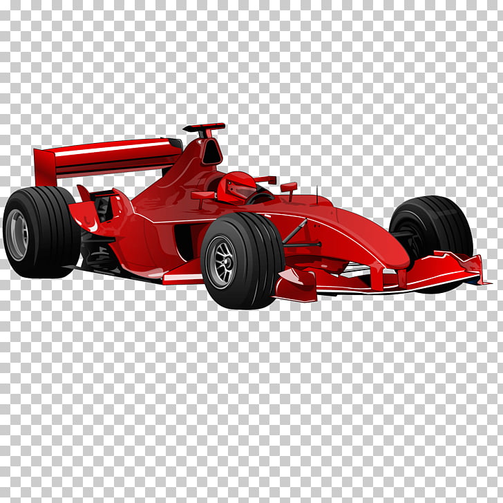 Formula One car , car flow red sports car PNG clipart.