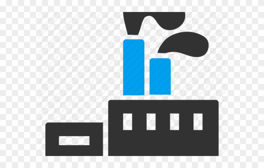 Industrial Clipart Factory Symbol.