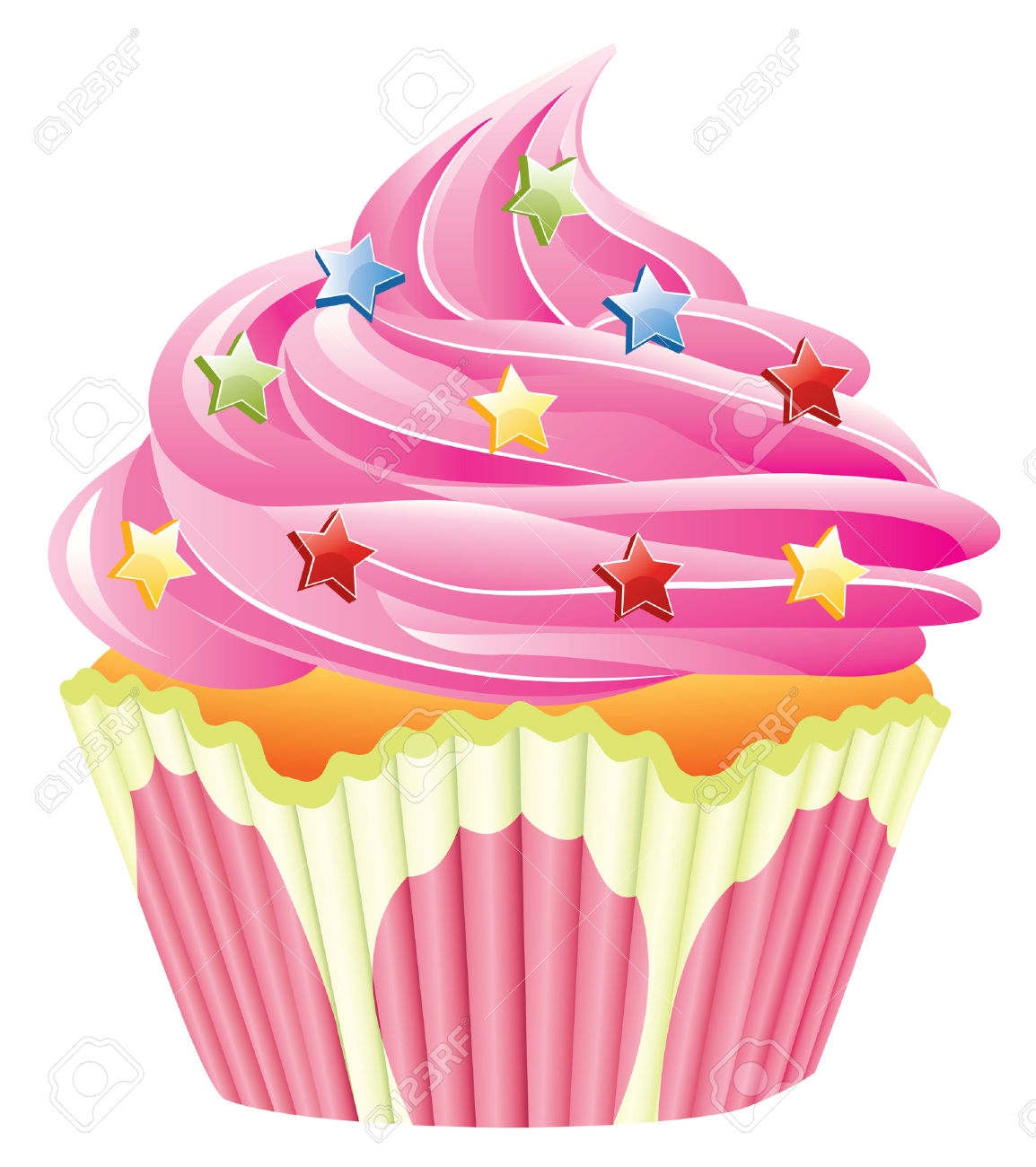 Fairy cakes clipart.