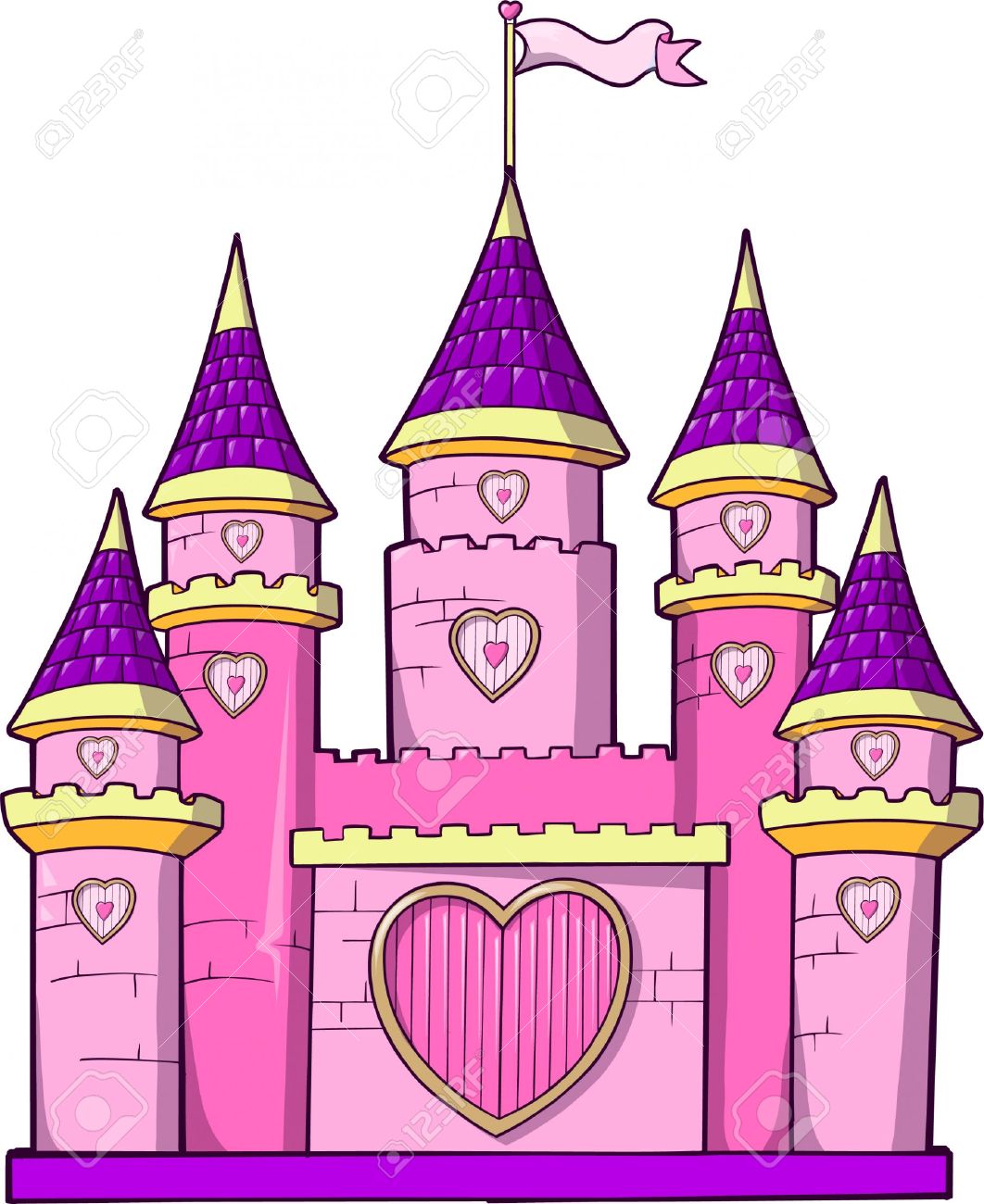 Princess tower clipart.