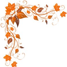 fall border Fall leaves page border clipart jpg.