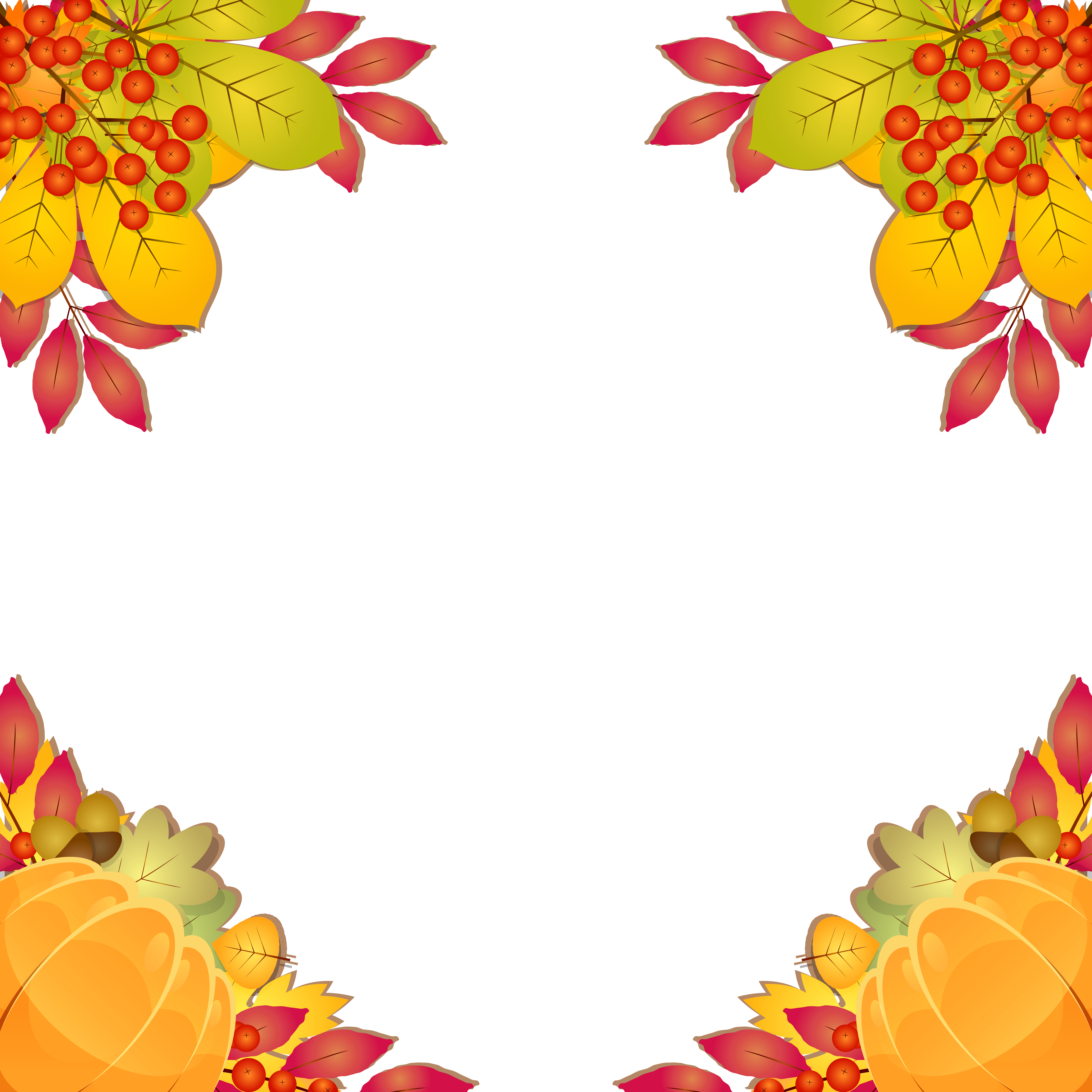 Fall clipart borders clipart images gallery for free download.