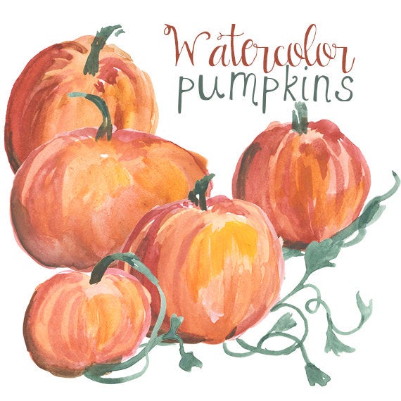 Pumpkin Clip Art, Fall Decor, Digital Clipart, Halloween, Autumn Clip Art,  Pumpkin Patch, Pumpkin Clipart, Fall Digital Graphics,.