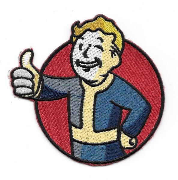 Details about Fallout Video Game Vault Boy Logo Embroidered Patch, NEW  UNUSED.