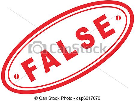 False Stamp Clipart.