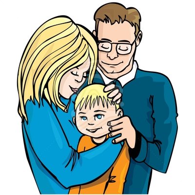 Family Clip Art Black And White.