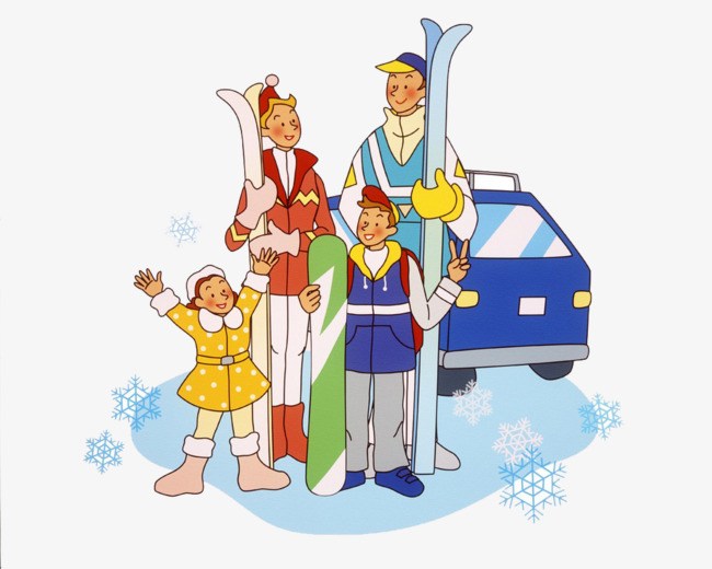 Family skiing clipart 5 » Clipart Portal.