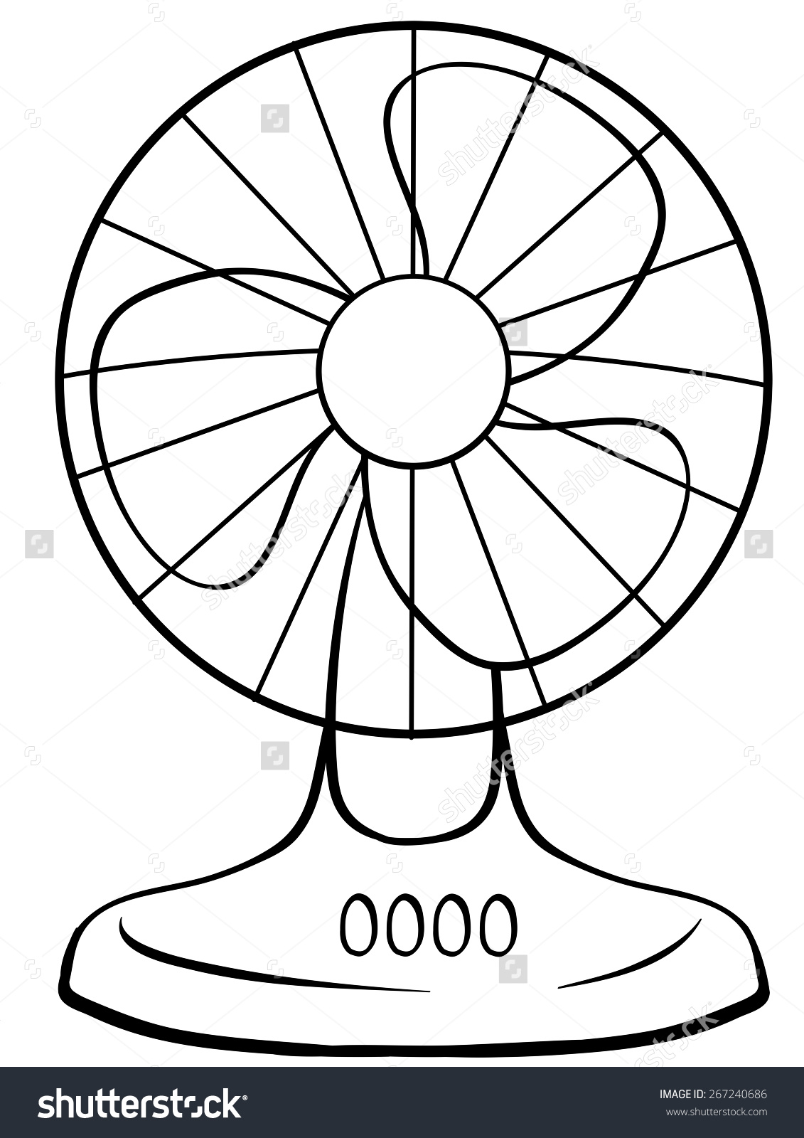 Electric Fan Clipart.