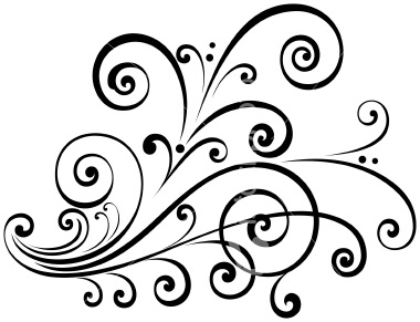 Fancy Scroll Clip Art.