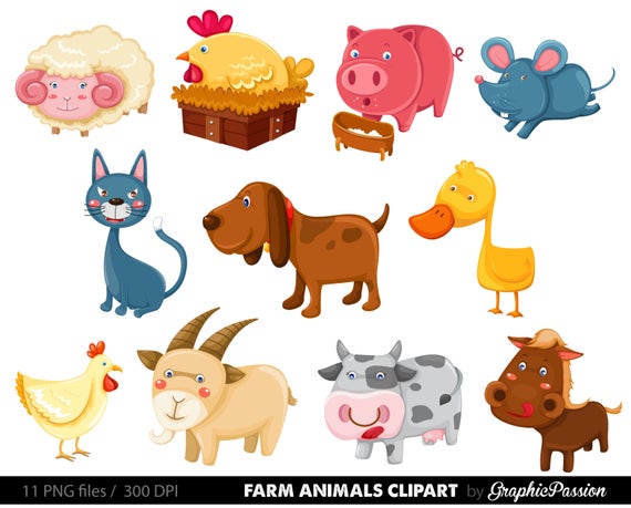 50% OFF Farm Animals Clip Art & Vectors.