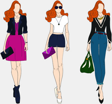 Free clip art fashion model silhouette free vector download.