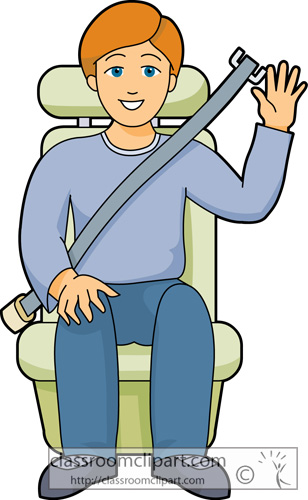 Seatbelt clip art.