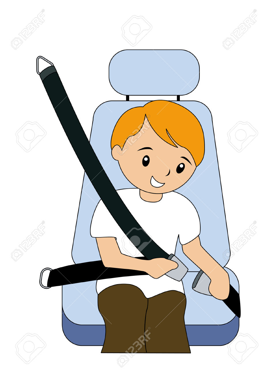 Seat belt clipart.