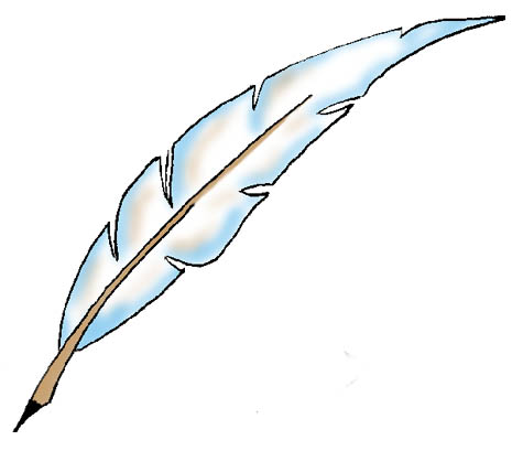 Eagle Feather Drawing Clipart.