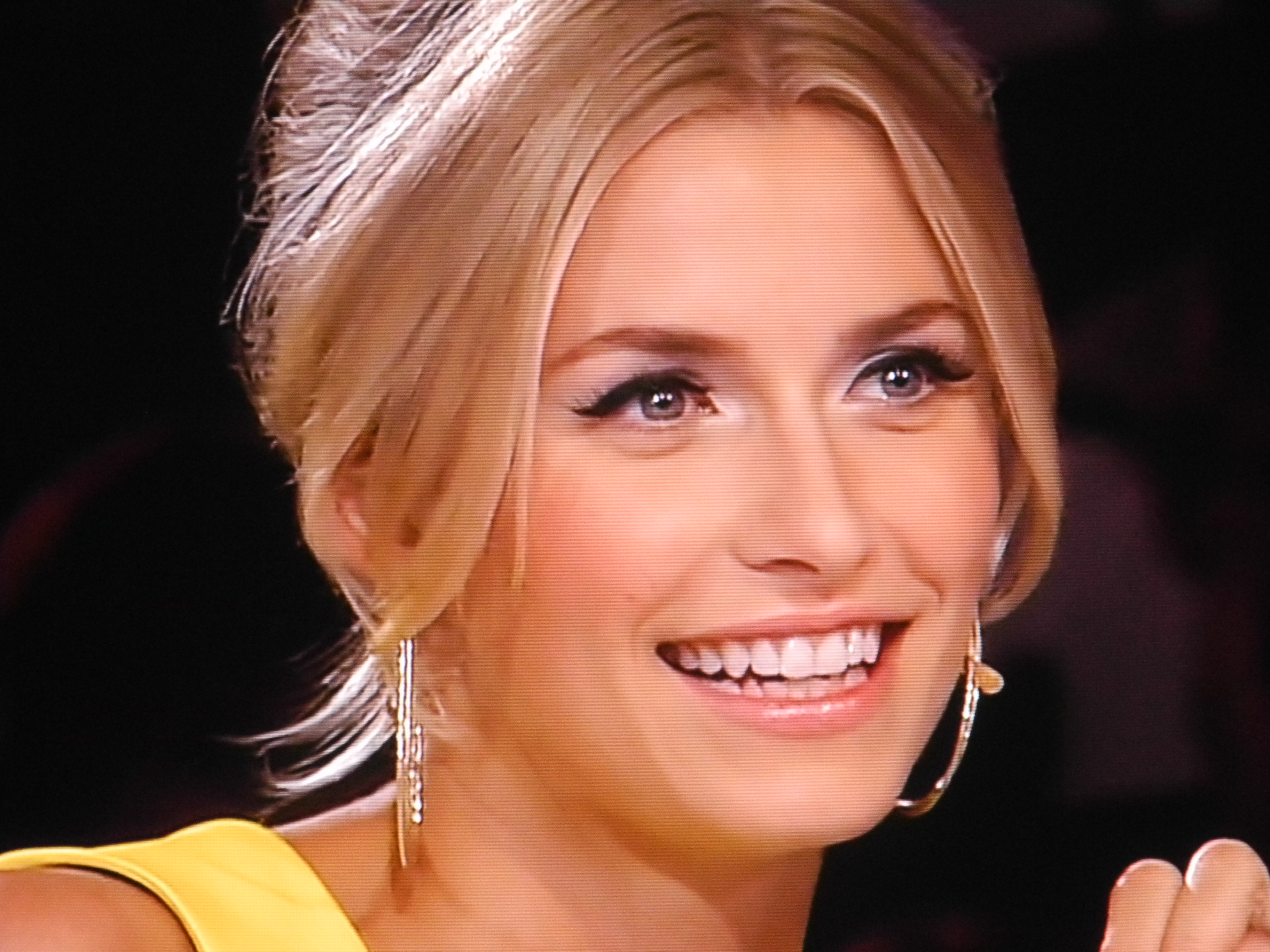 Lena Gercke in `Das Supertalent`.