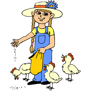 Feeding Animals Clipart.