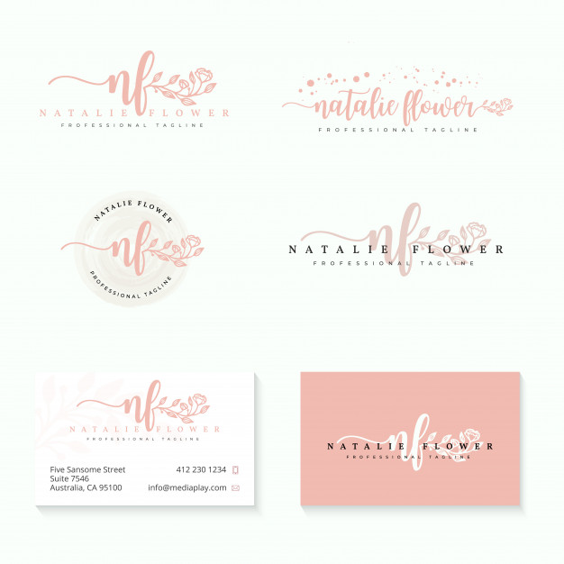 Feminine logo collections template Vector.