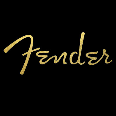 Fender Spaghetti Logo Decal Gold Leaf Effect Headstock.