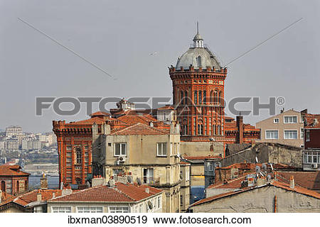 Stock Photograph of "Phanar Greek Orthodox College, Ozel Fener Rum.