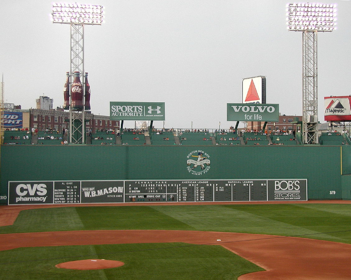 Fenway park green monster clipart.