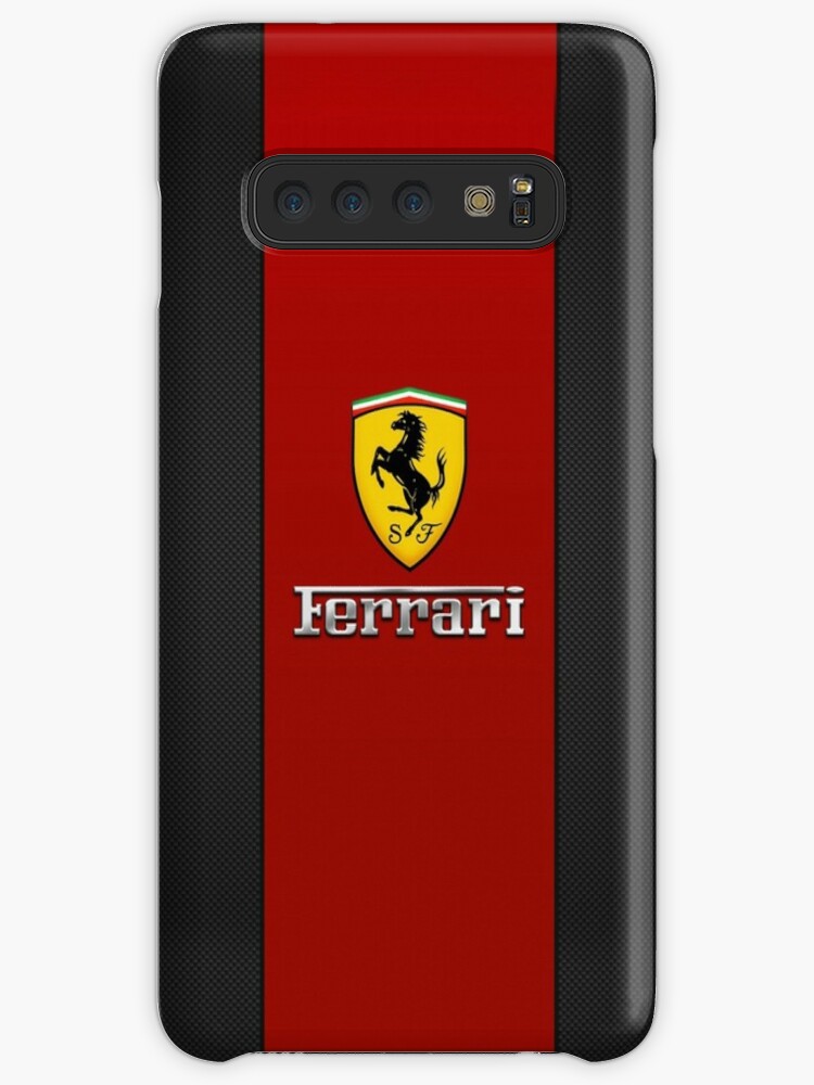 \'ferrari logo red black\' Case/Skin for Samsung Galaxy by adamsasteve.